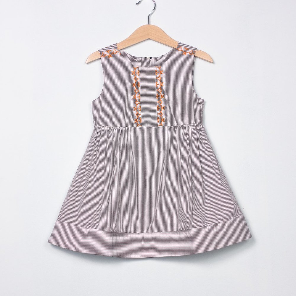 Handmade Emroidered Cotton Dress For Girls